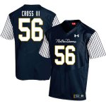 Notre Dame Fighting Irish Men's Howard Cross III #56 Navy Under Armour Alternate Authentic Stitched College NCAA Football Jersey VQS7199CV